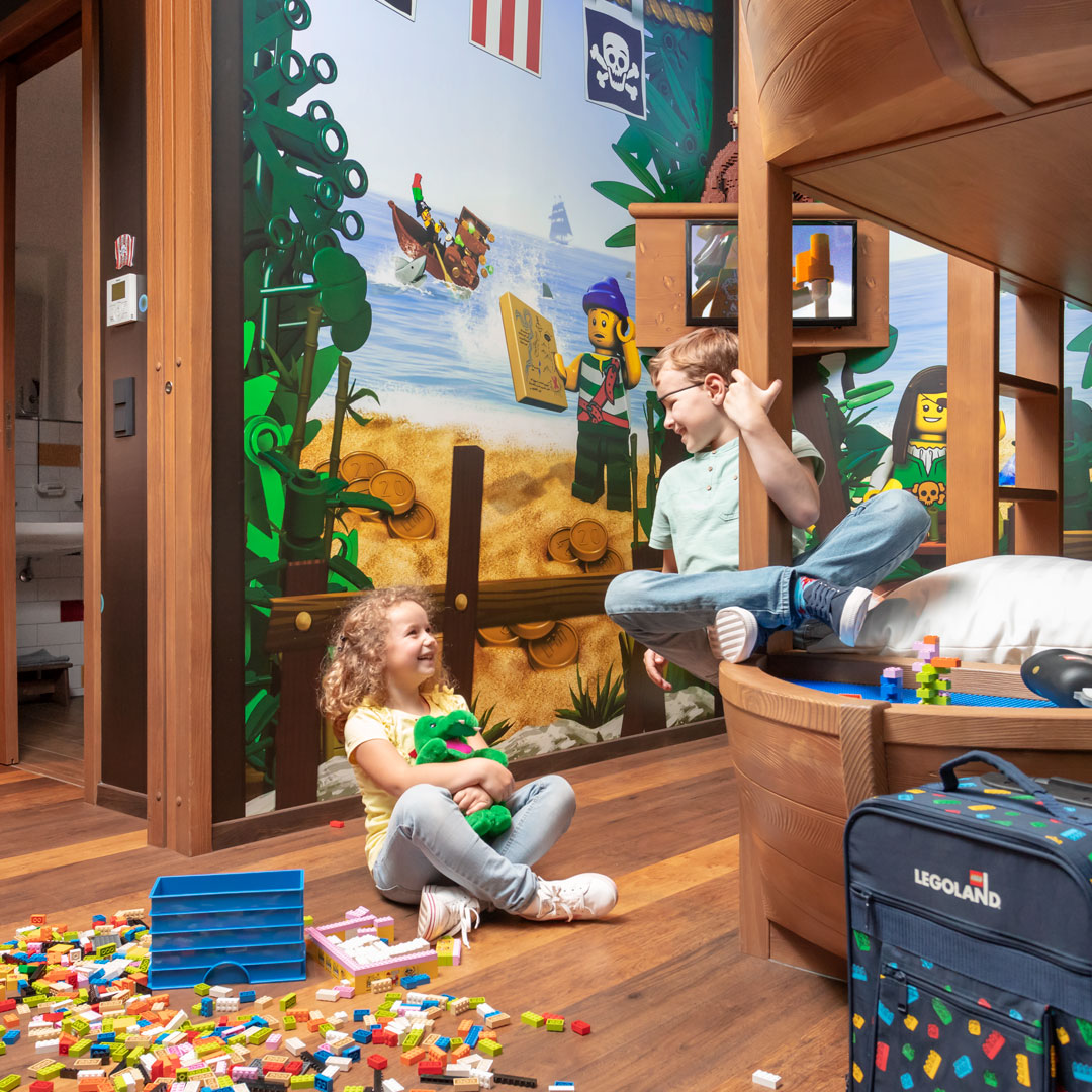 LEGOLAND® Feriendorf - Pirateninsel Hotel- Kinderzimmer