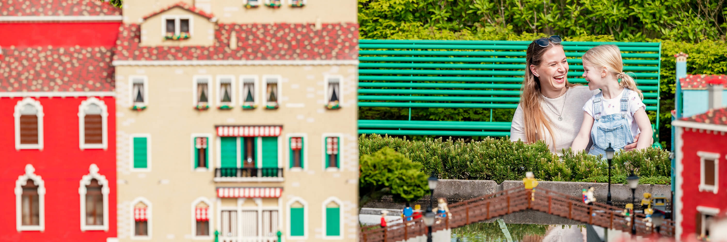 Mother and daughter in LEGOLAND MINILAND